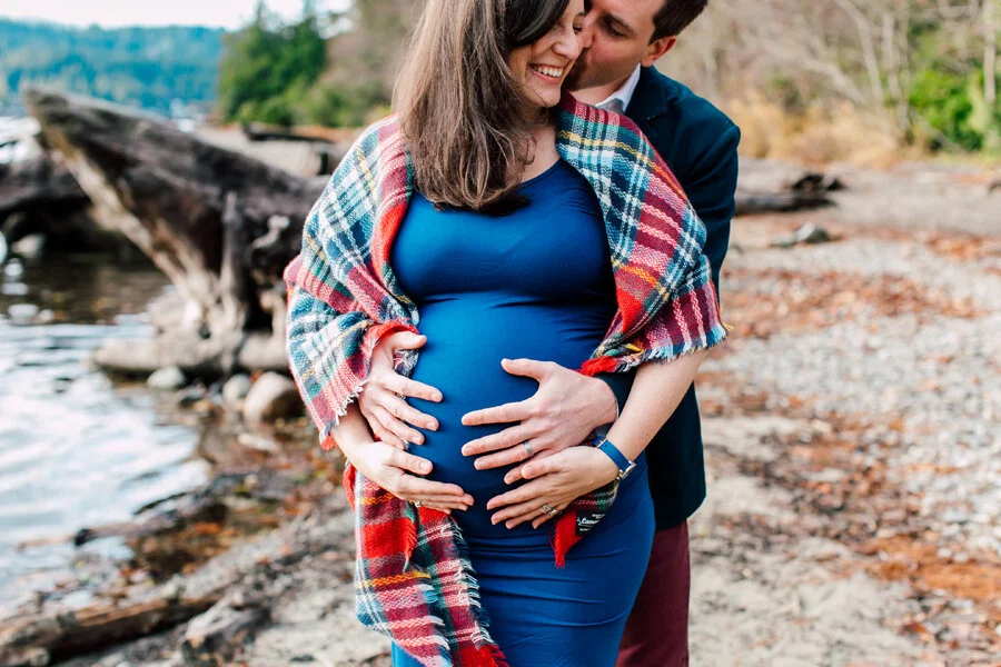 Bellingham Family Engagement Photographer North Lake Whatcom Katheryn Moran Palm