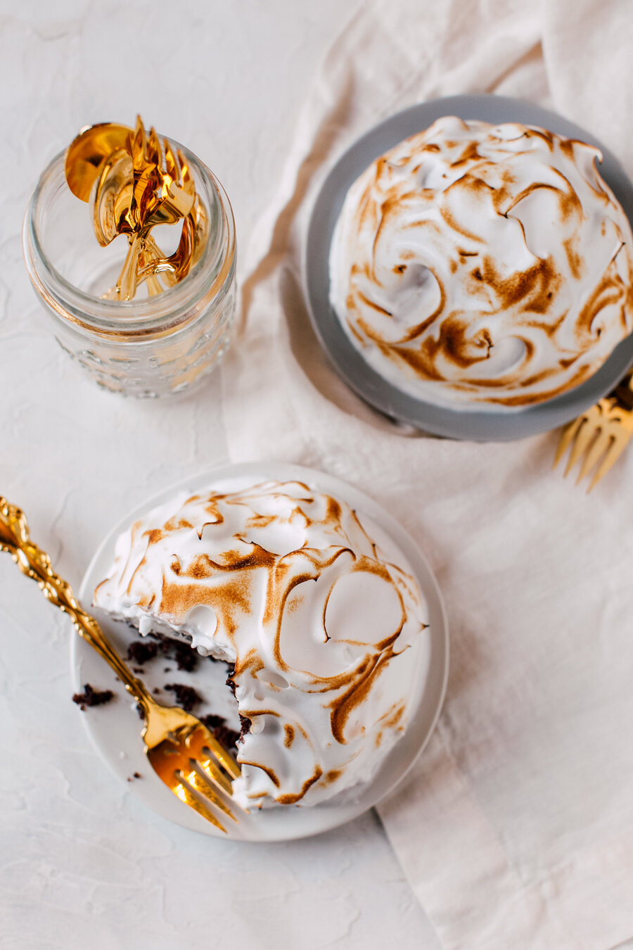 Bellingham Food Photographer Katheryn Moran Baked Alaska Cake Recipe