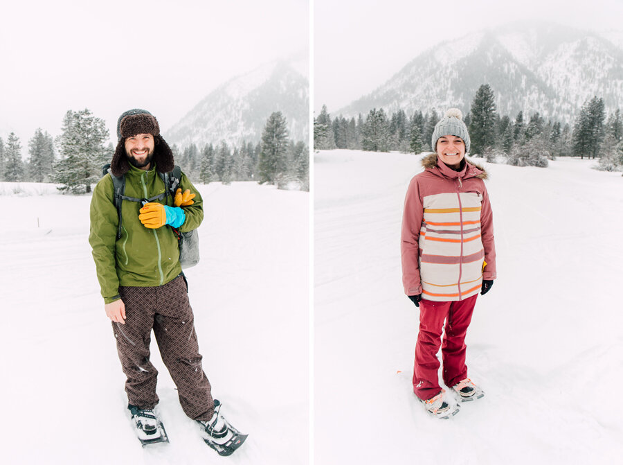 Snowshoe in Leavenworth Katheryn Moran Photography