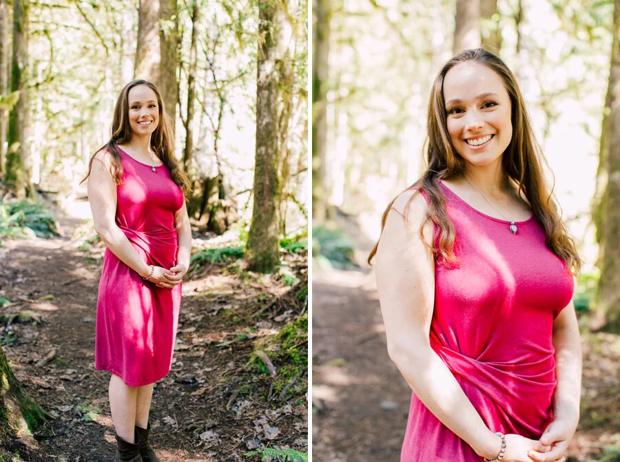 Bellingham Engagement Photographer Katheryn Moran Horseshoe Bend Trail Lauryn Joel