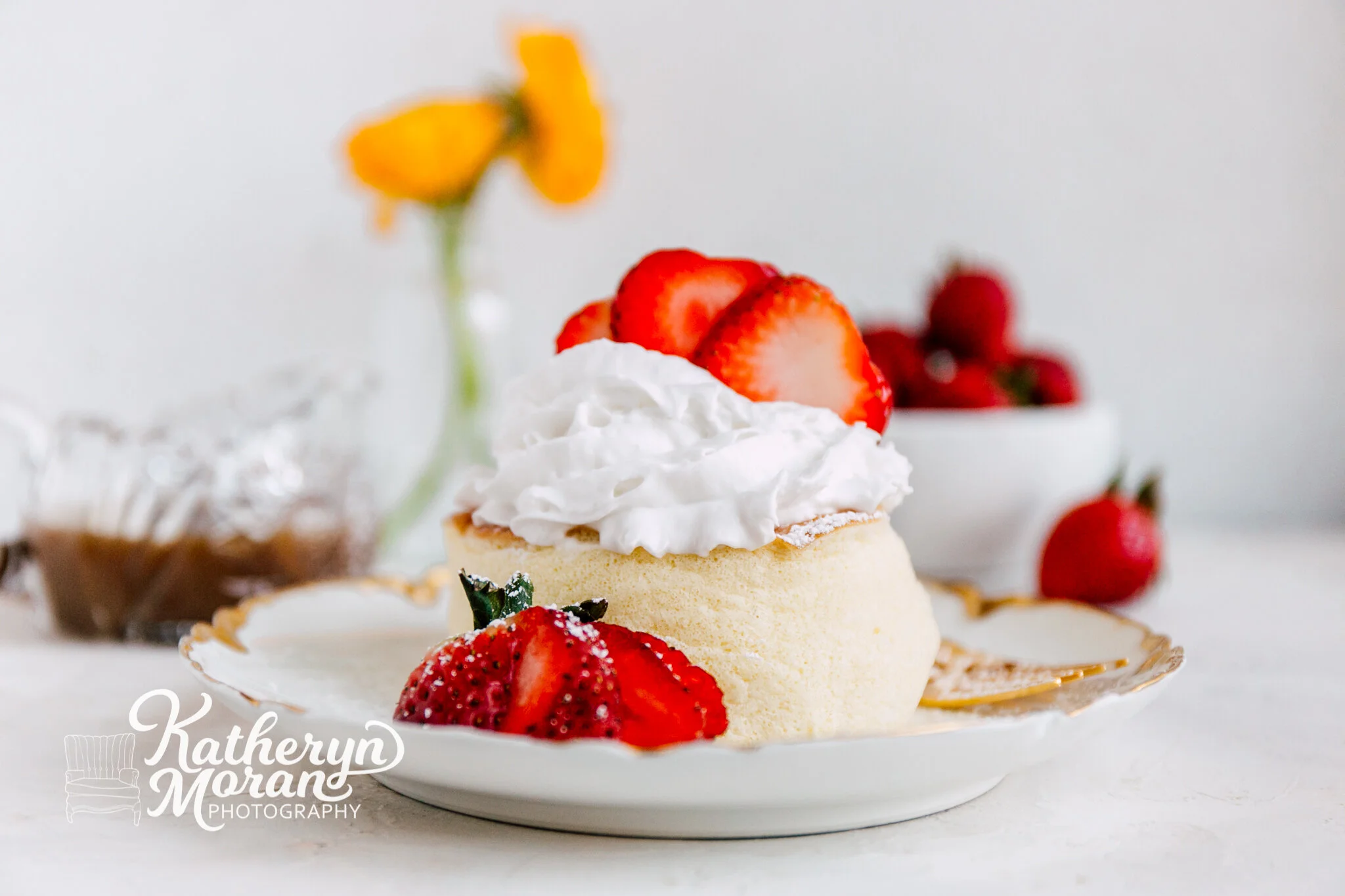 Bellingham Food Photographer Katheryn Moran Japanese Souffle Pancakes 
