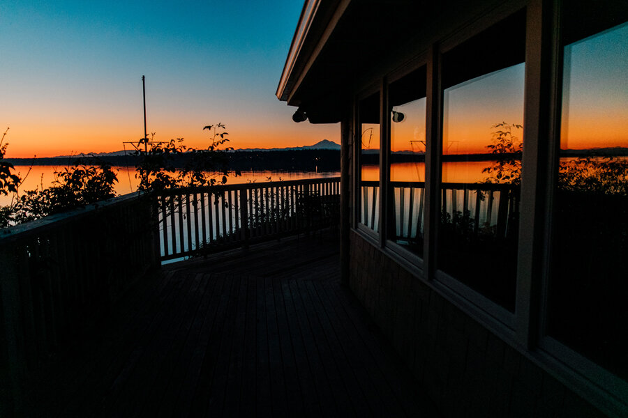 Lummi Island Photographer Katheryn Moran Photography Sunrise Airbnb