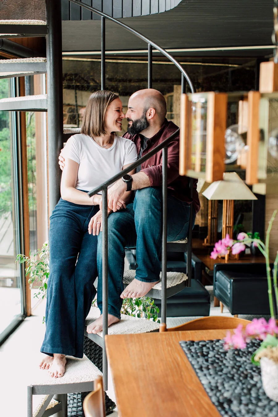 Bellingham Chuckanut Drive Engagement Photographer Katheryn Moran Lindsay Ario Noon Panir Sabzi