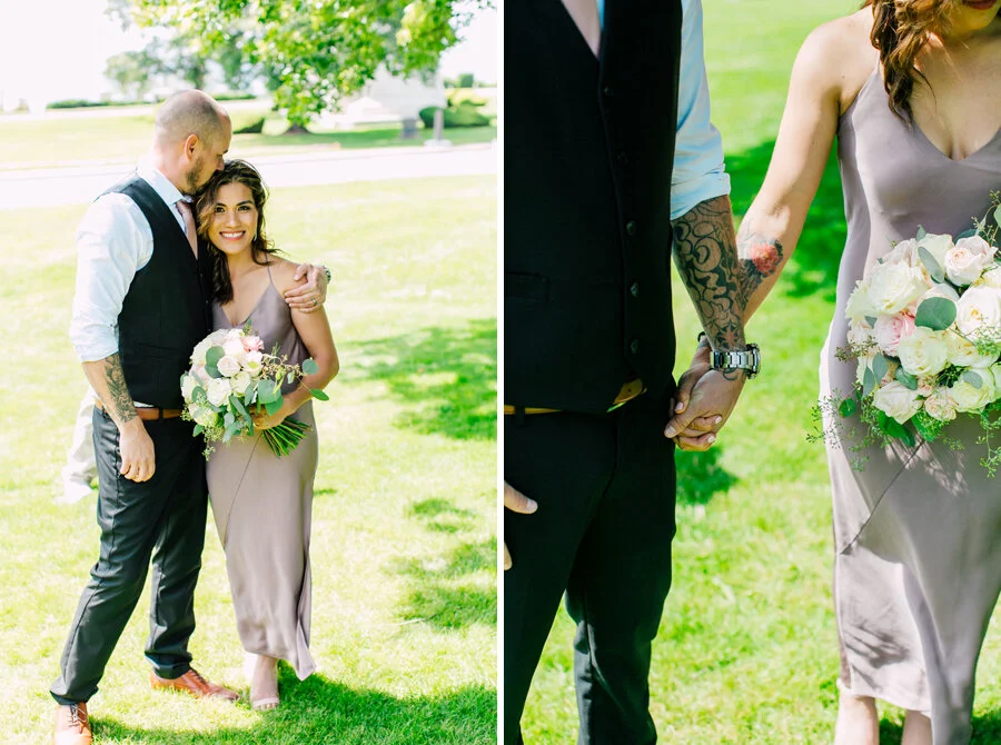 Peace Arch Park Elopement Photographer Katheryn Moran photography