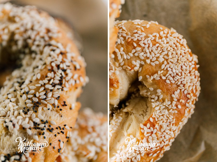 Bellingham Food Photographer Katheryn Moran Montreal Style Bagels