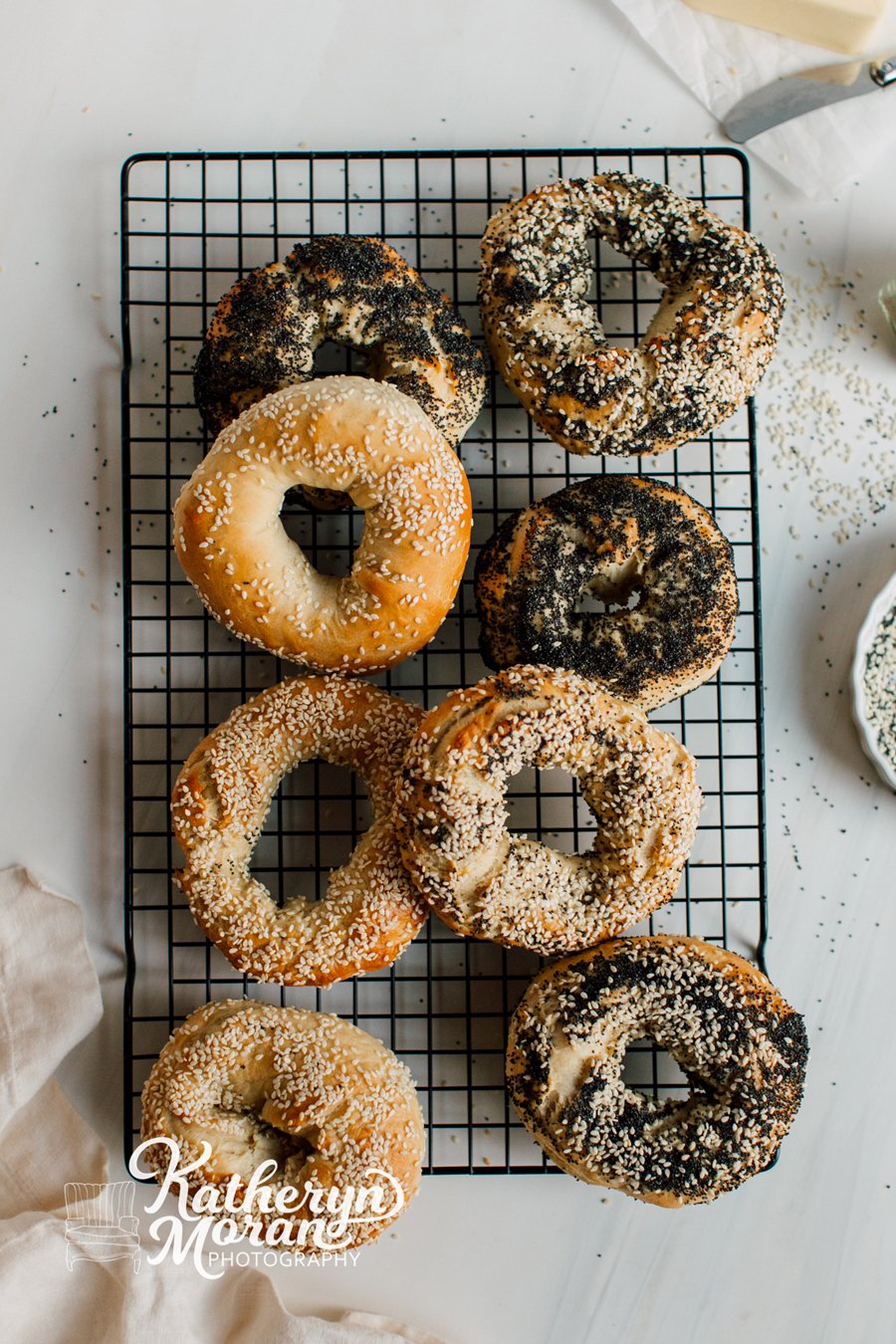 Bellingham Food Photographer Katheryn Moran Montreal Style Bagels