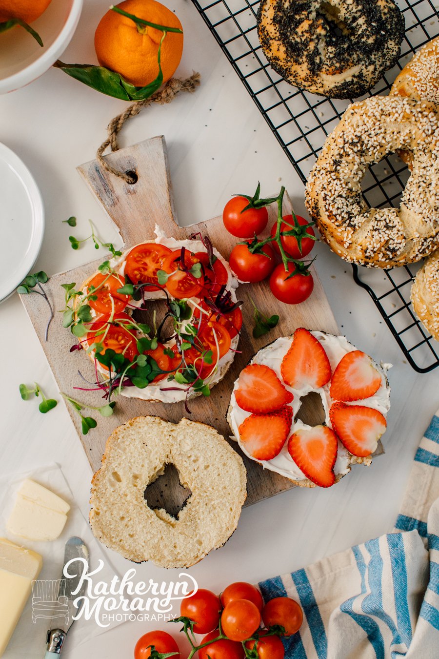 Bellingham Food Photographer Katheryn Moran Montreal Style Bagels