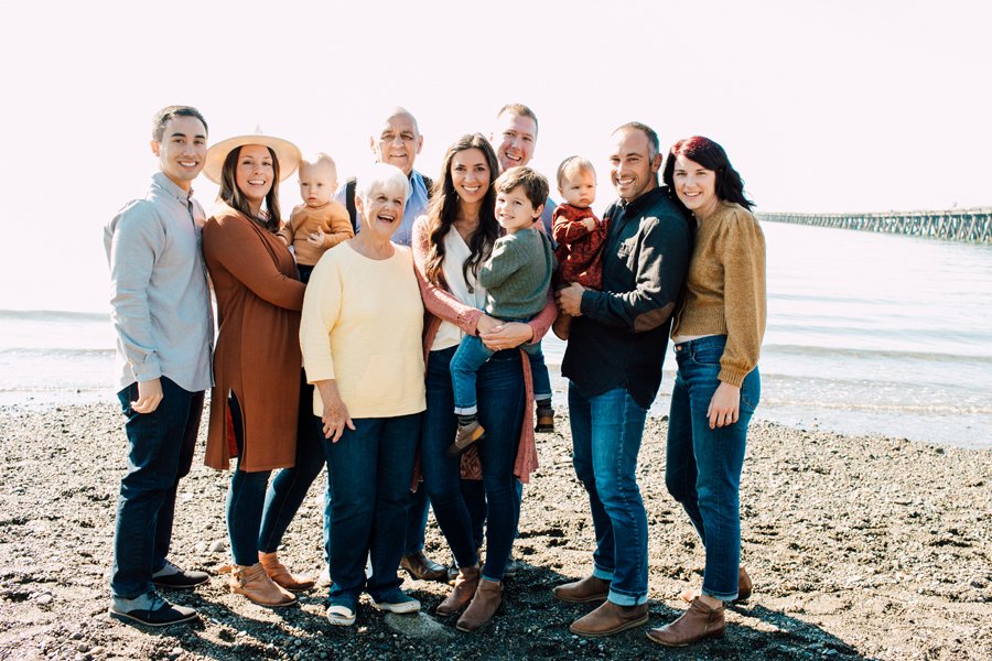 Bellingham Extended Family Photographer Katheryn Moran Squalicum Beach