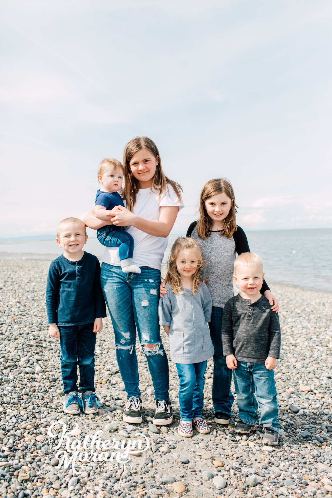 Semiahmoo Photographer Katheryn Moran Blaine Beach Multi-Generational Family Bellingham Blaine Professional Family Photographer