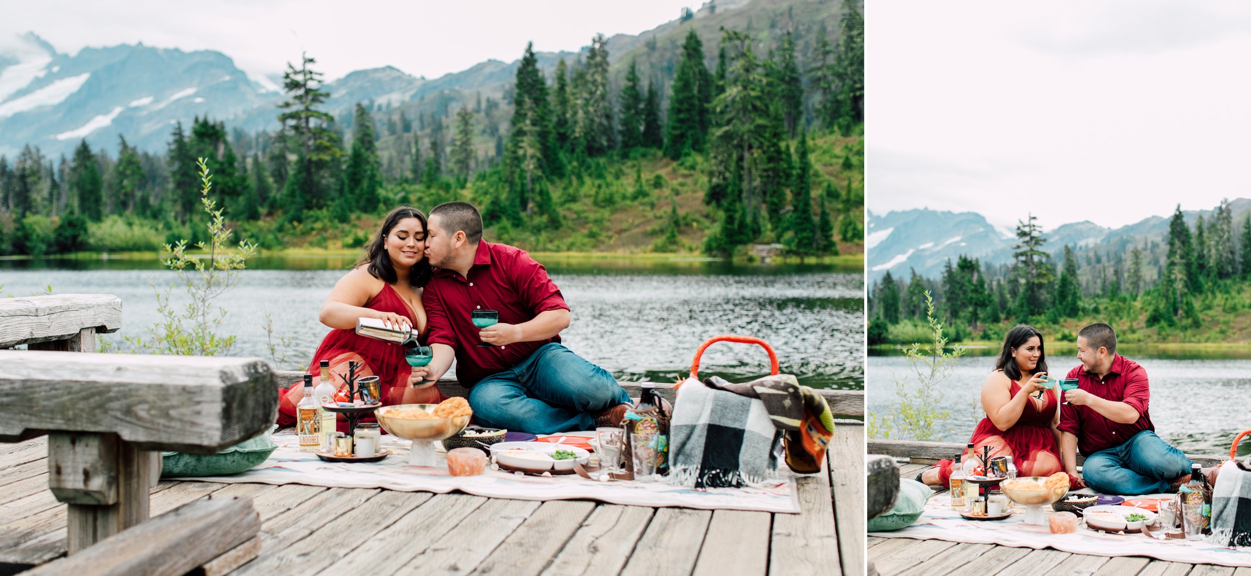 Bellingham Engagement Photographer Katheryn Moran Picture Lake Mount Baker Engagement Olivia Sean