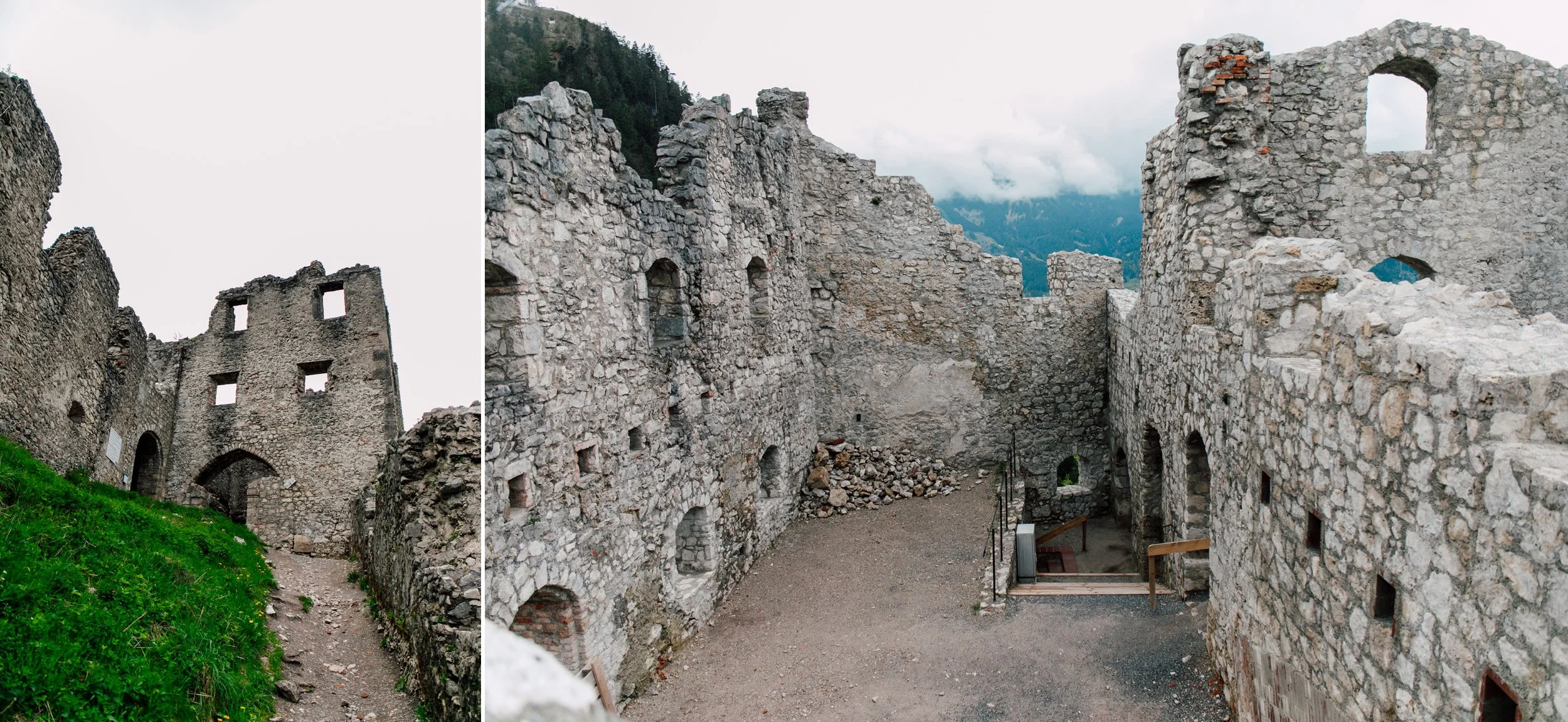 Highline 179 Ehrenberg Castle Ruins Tyrol Katheryn Moran Photography