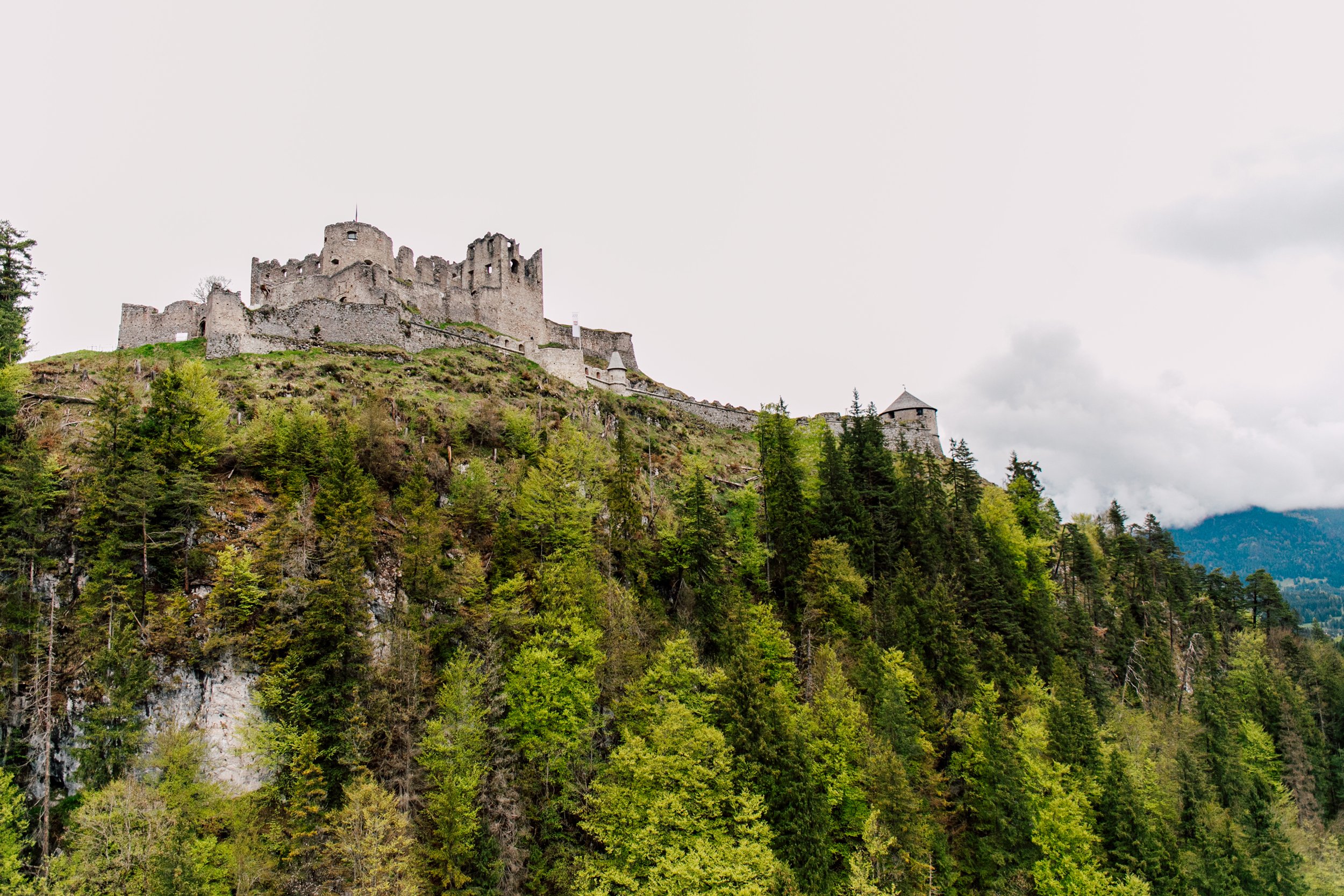 Highline 179 Ehrenberg Castle Ruins Tyrol Katheryn Moran Photography