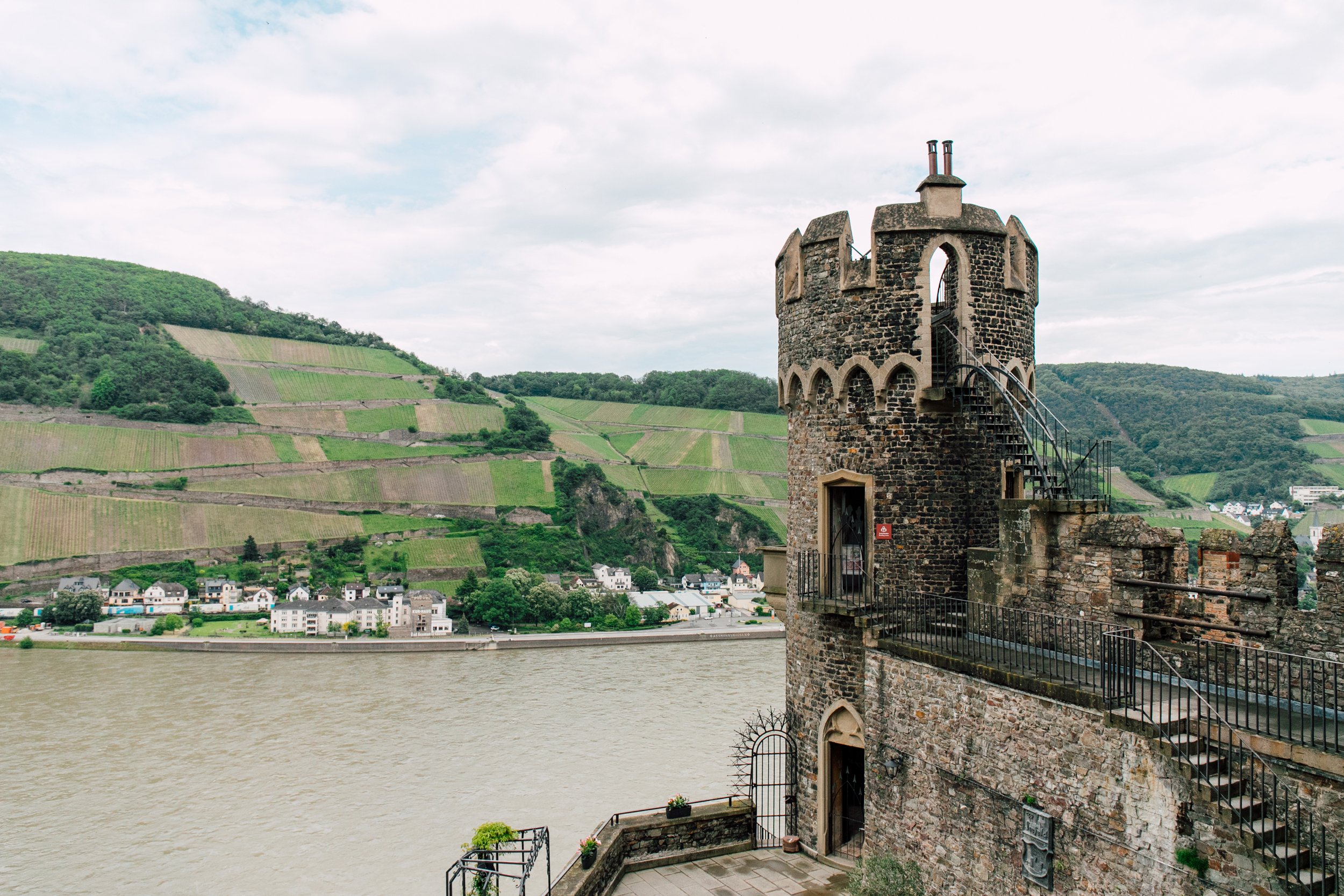 German Castle Travel Photographer Katheryn Moran Rheinstein Castle Rhine River