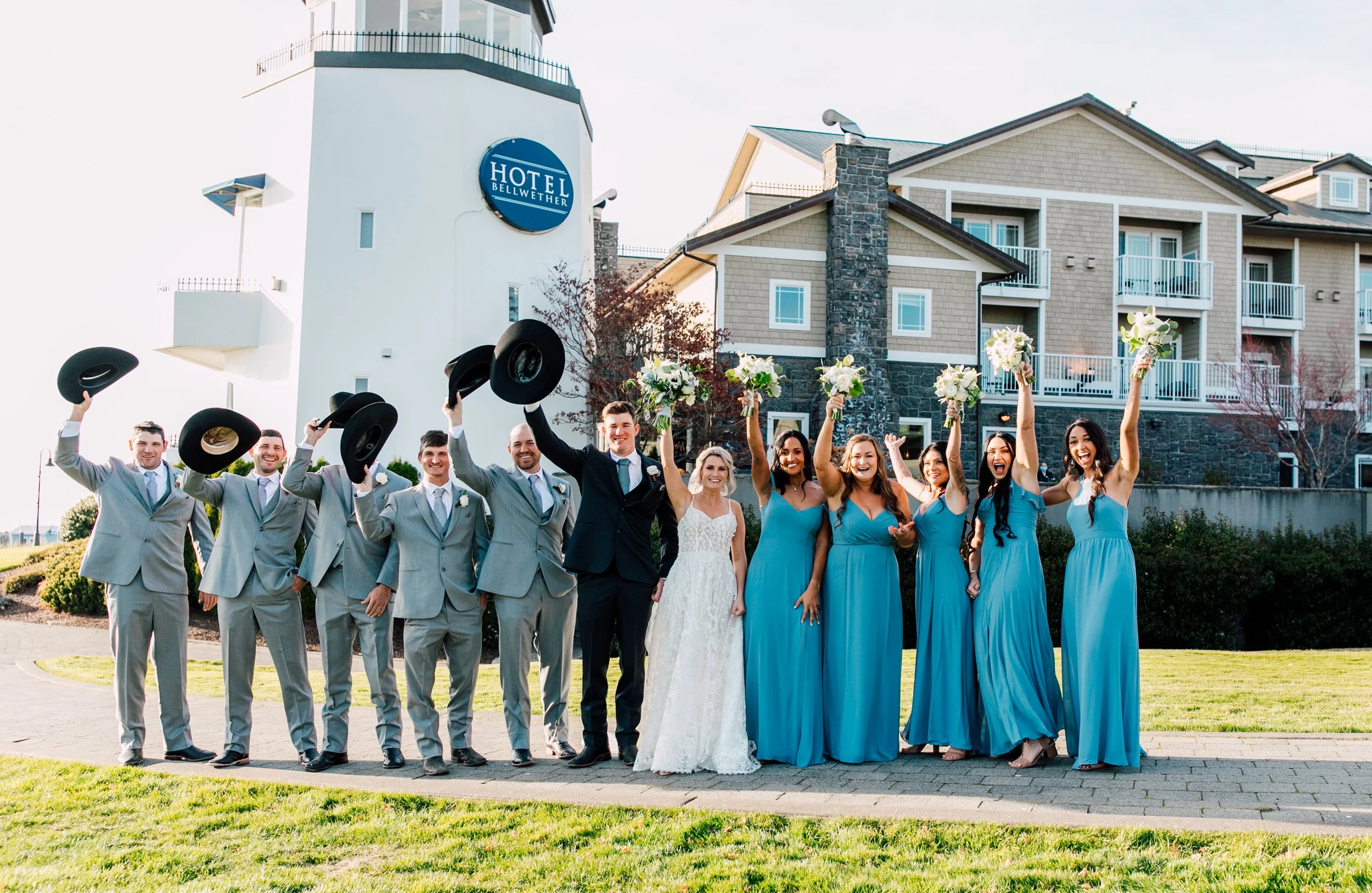 Bellingham Professional Joyful Colorful Wedding Photographer Katheryn Moran Bellwether Hotel Authentic Celebration Photography