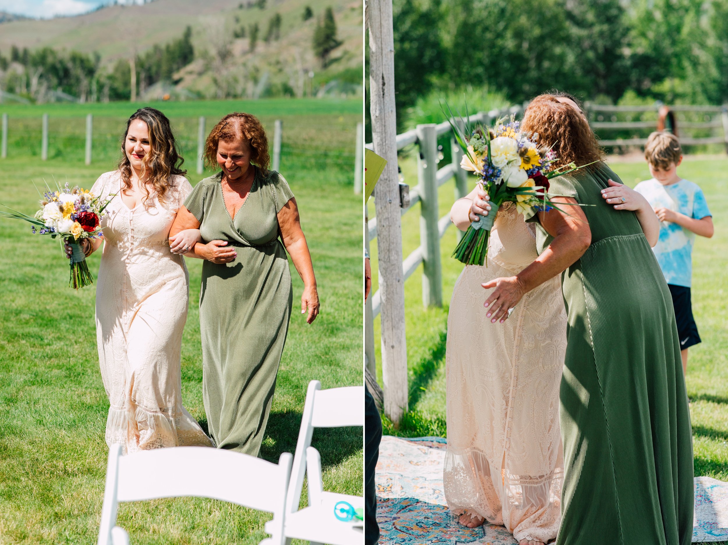 Winthrop Pacific Northwest Wedding Photographer Katheryn Moran Pipestone Canyon Ranch Colorful Fun Authentic Wedding Photography