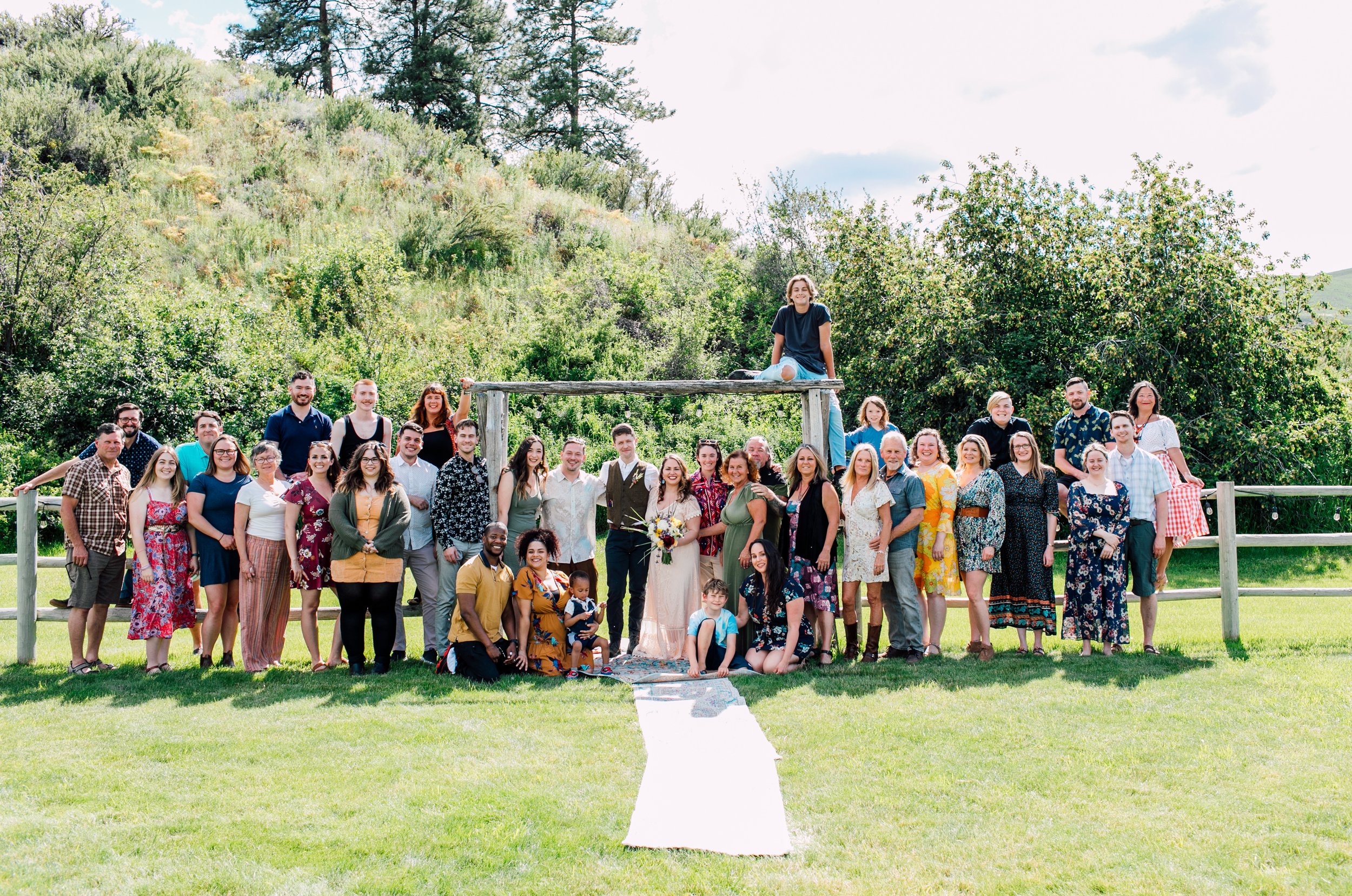 Winthrop Pacific Northwest Wedding Photographer Katheryn Moran Pipestone Canyon Ranch Colorful Fun Authentic Wedding Photography