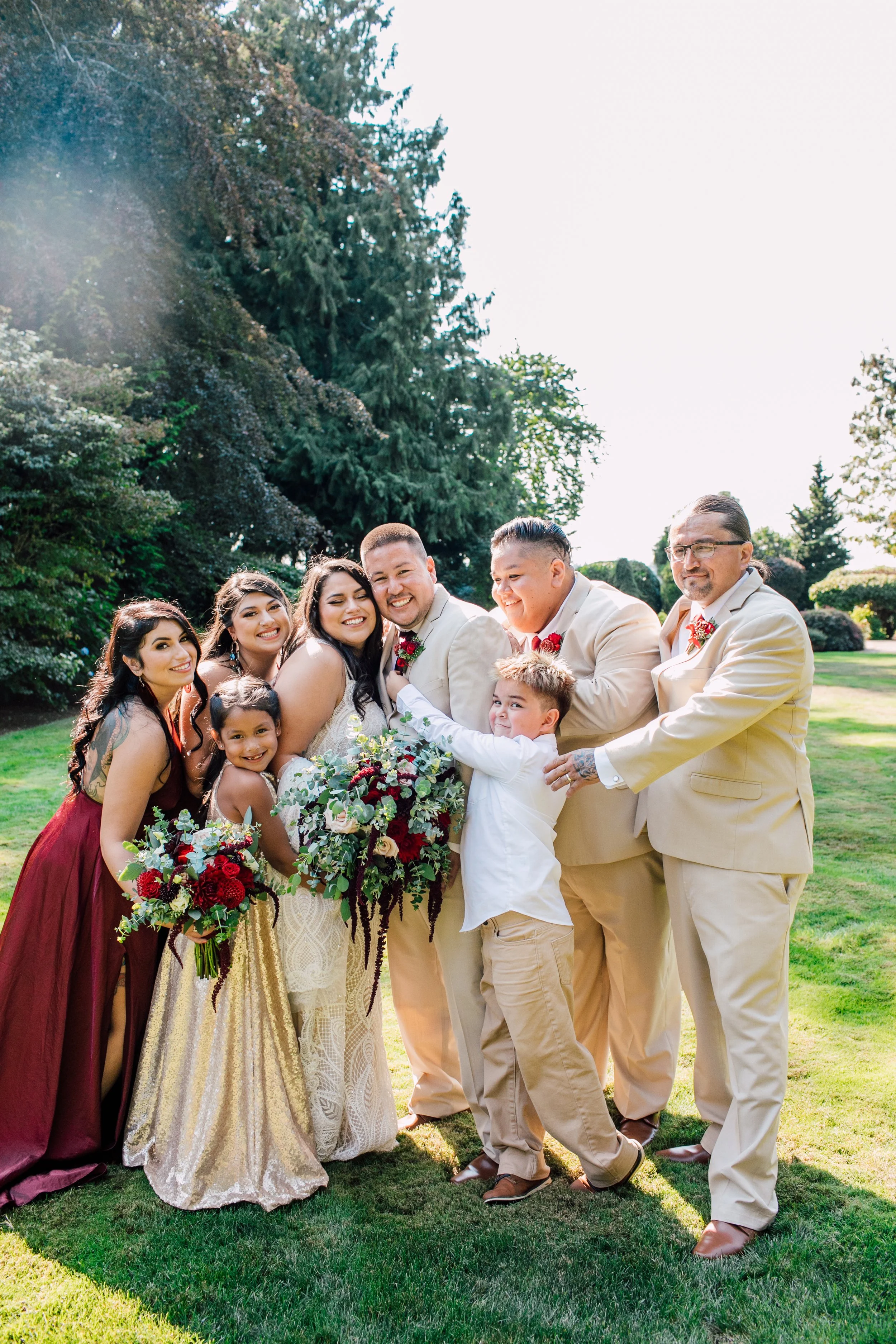 bellingham wedding photographer katheryn moran evergreen gardens olivia sean