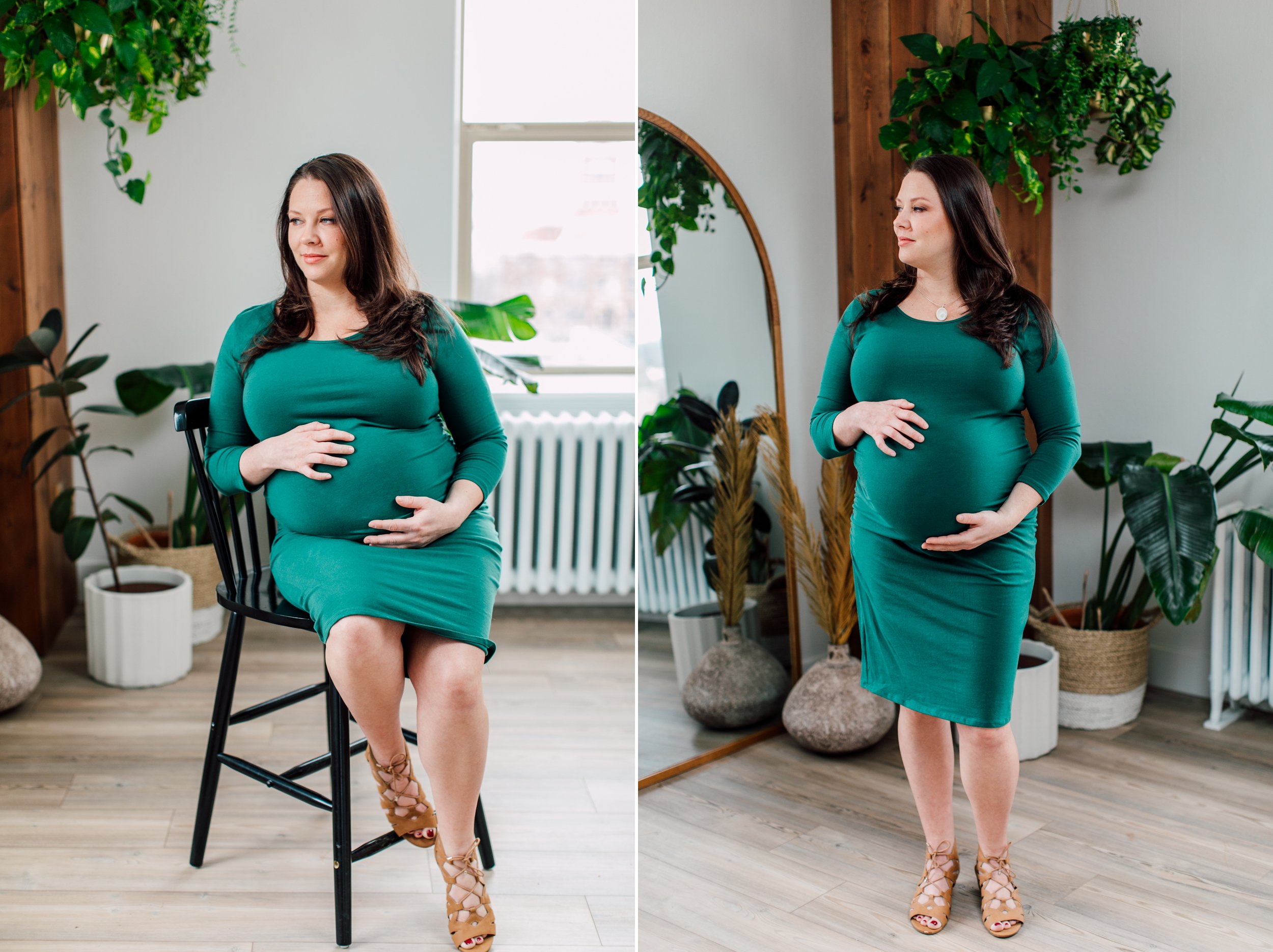 Bellingham Professional Maternity Photographer Katheryn Moran The Bellingham Studio Bright Authentic Lifestyle Expecting Mom Session