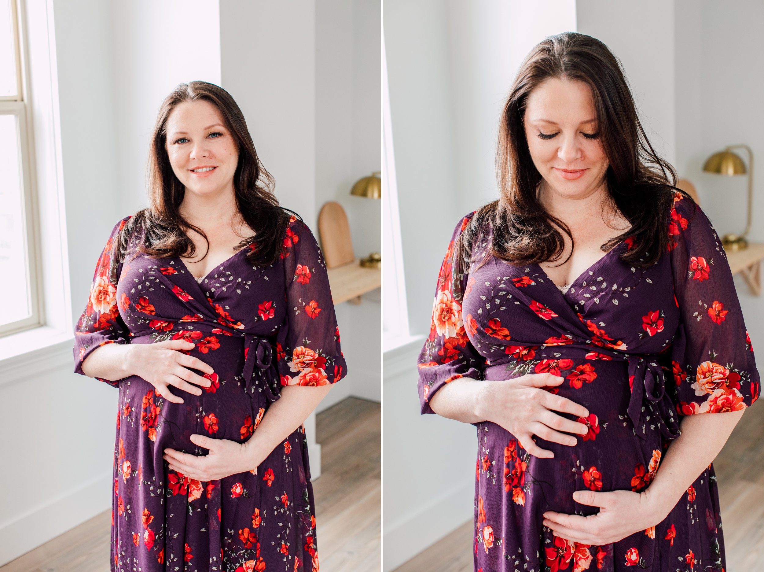 Bellingham Professional Maternity Photographer Katheryn Moran The Bellingham Studio Bright Authentic Lifestyle Expecting Mom Session