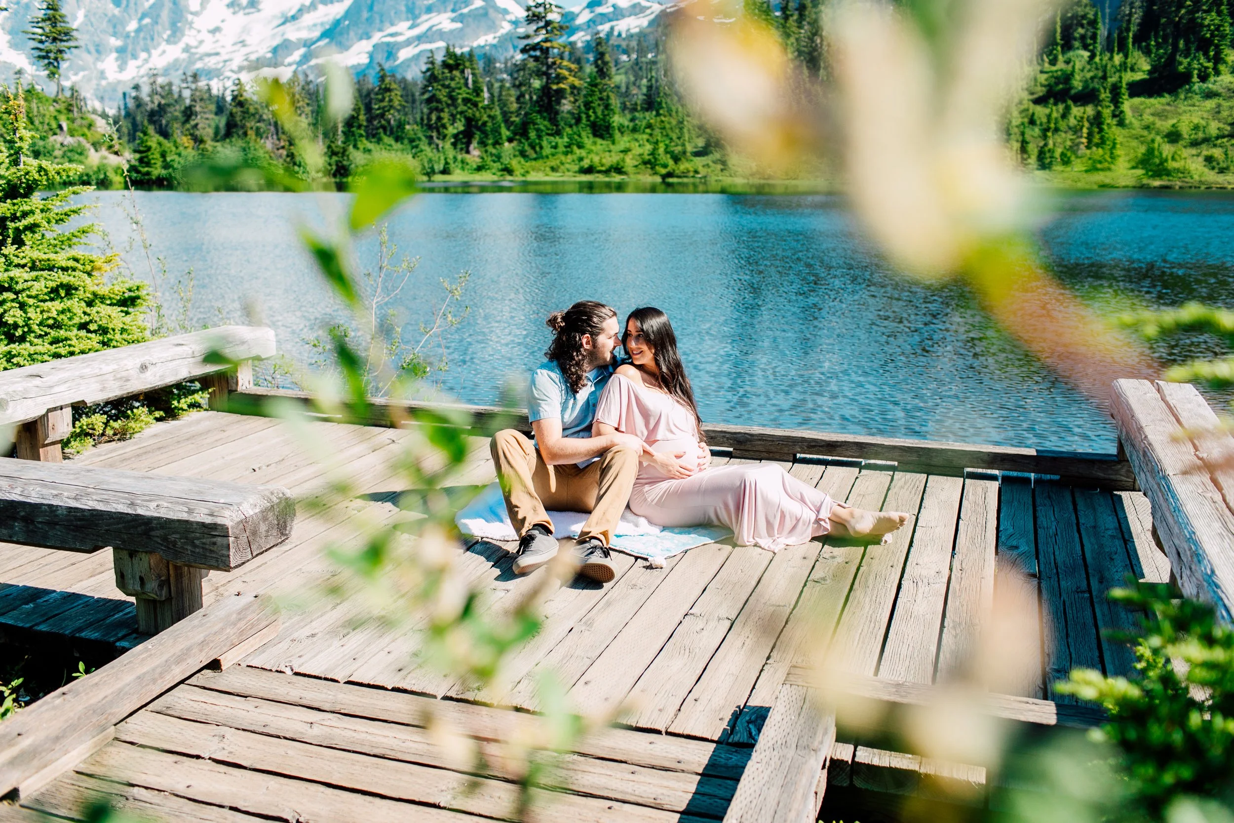Bellingham Lifestyle Adventure Maternity Photographer Katheryn Moran Mount Baker Picture Lake Baby Bump