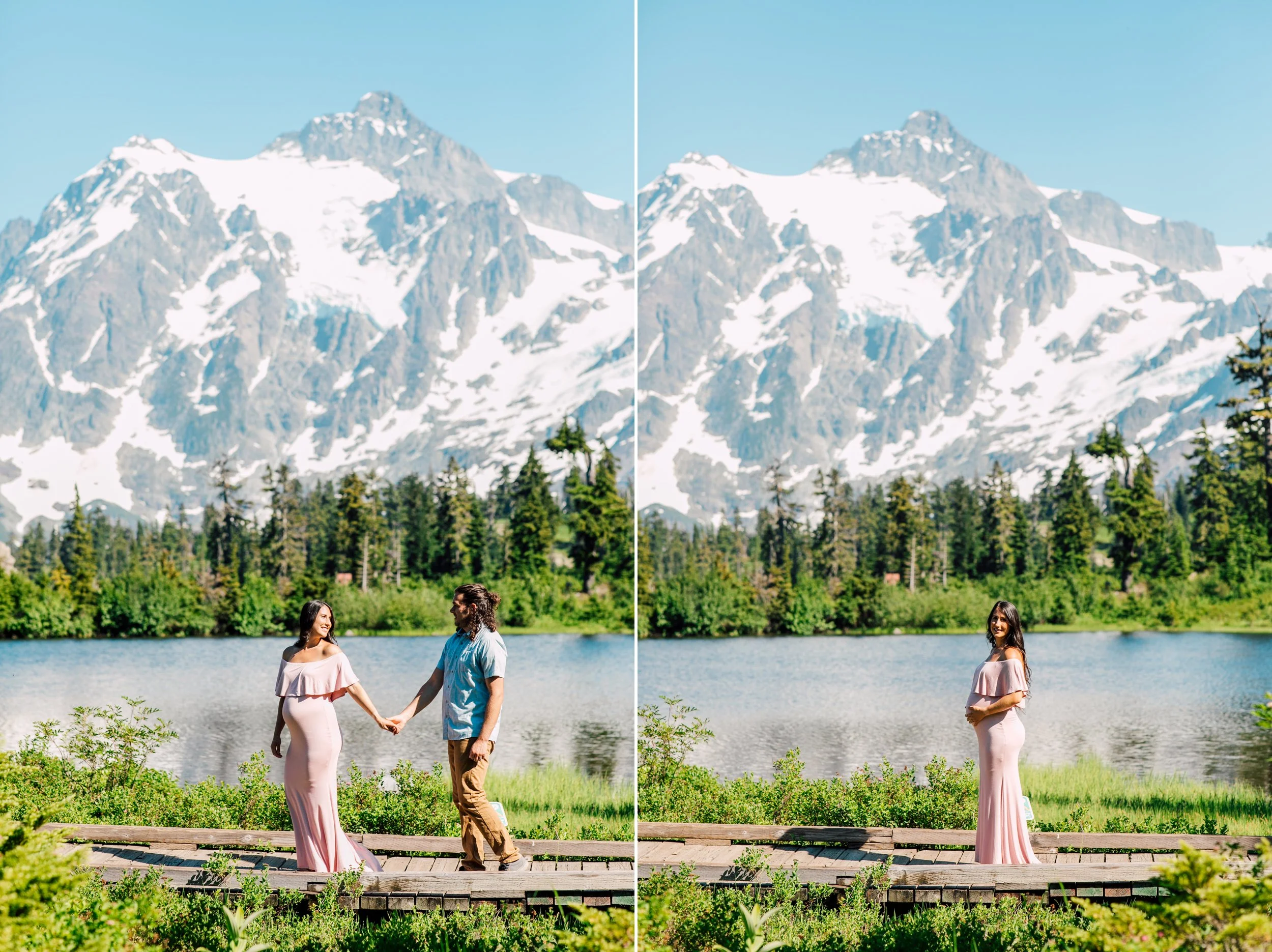 Bellingham Lifestyle Adventure Maternity Photographer Katheryn Moran Mount Baker Picture Lake Baby Bump