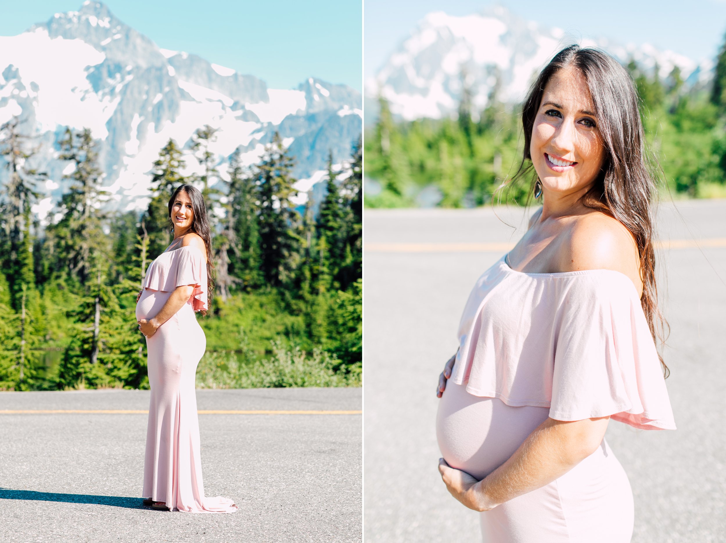 Bellingham Lifestyle Adventure Maternity Photographer Katheryn Moran Mount Baker Picture Lake Baby Bump