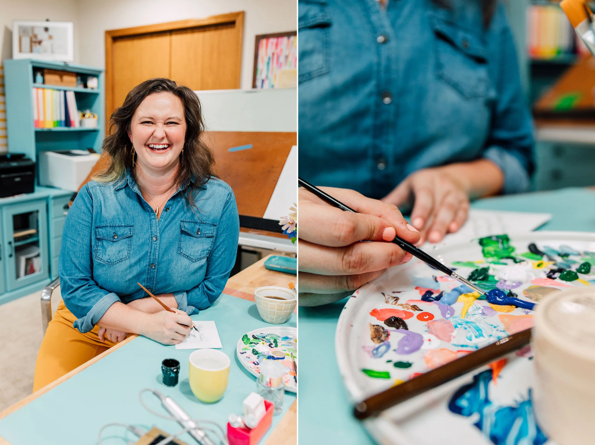 Seattle Bellingham Lifestyle Headshot Business Branding Photographer Katheryn Moran Magnolia Marks Studio Calligrapher