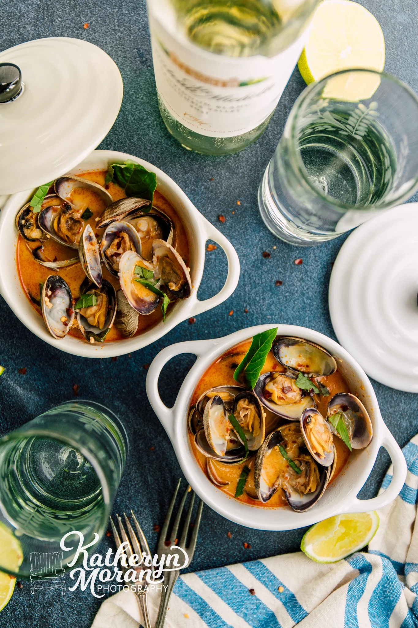 Thai Curry Clams, Bellingham Food Photographer — Katheryn Moran