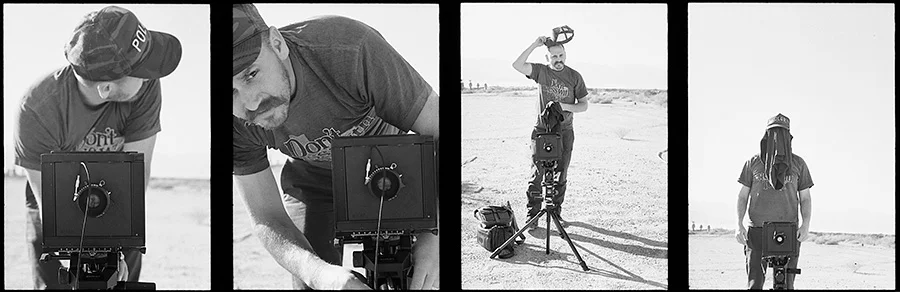 Salton Sea vacuum portrait-ing with Rog.