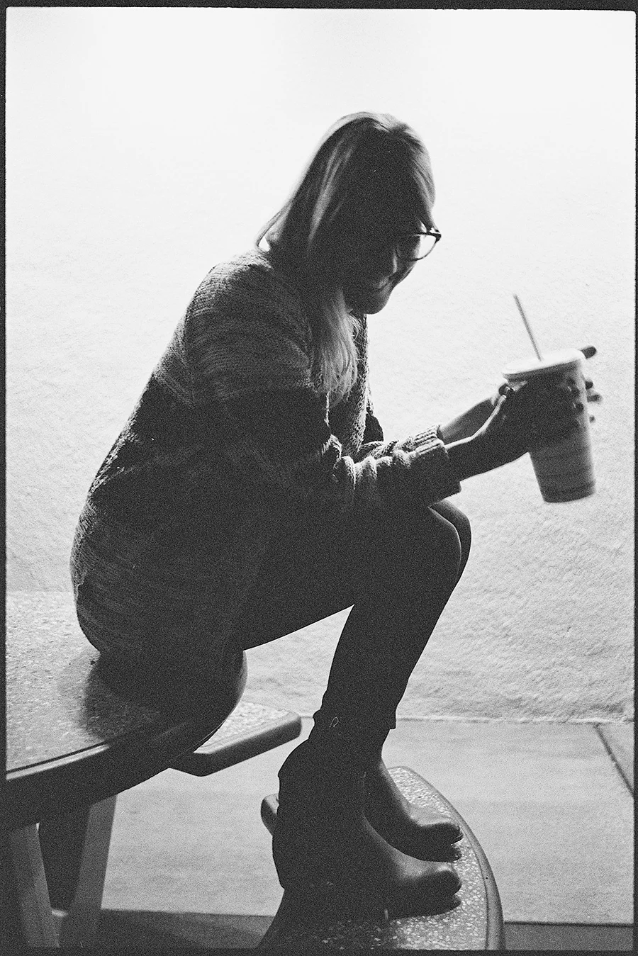 Late night In-N-Out stop for fries and a Coke.