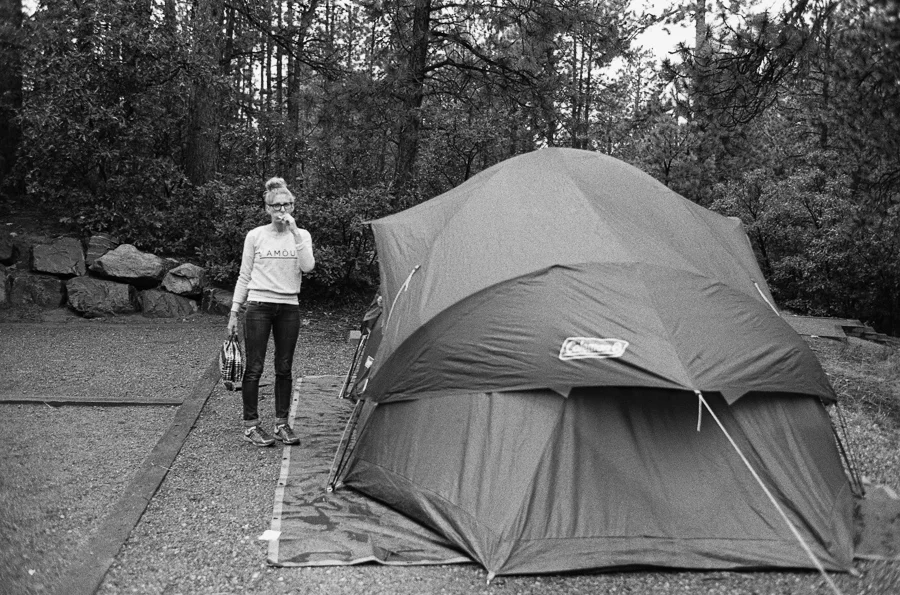 ^ Absolutely drenched night at camp with solid downpour that interrupted our dinner and continued through the morning breakdown of camp. Us and our gear were the very definition of soaked.