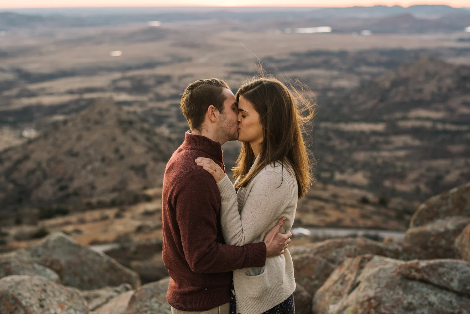 Wichita Kansas Engagement Photographer-Oklahoma Photographer-Wichita Mountains-Neal Dieker-147.jpg