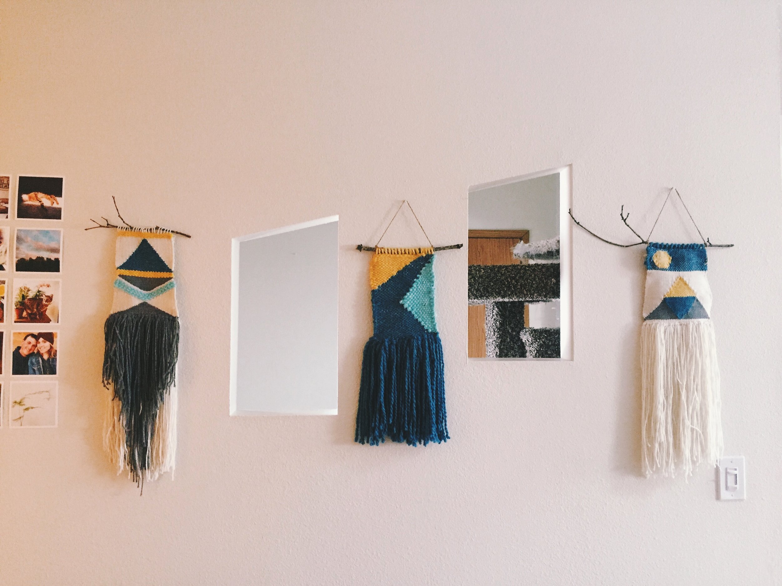 Woven wall hangings