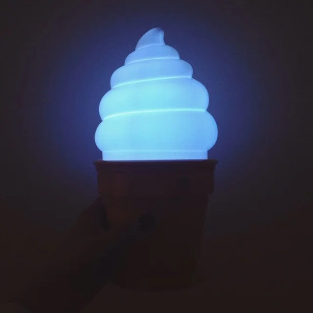 I'm now a proud owner of a light up ice cream cone. 
