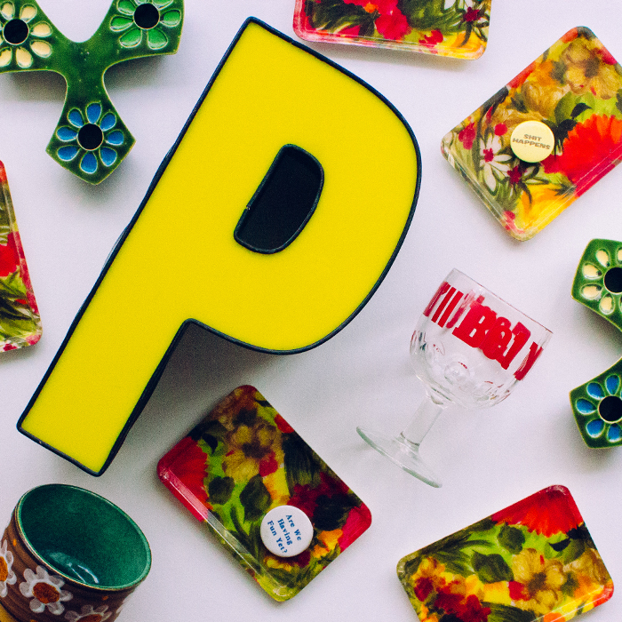 Yellow P has never looked so good. Hang it up in my bathroom you say? I think I just might. š½