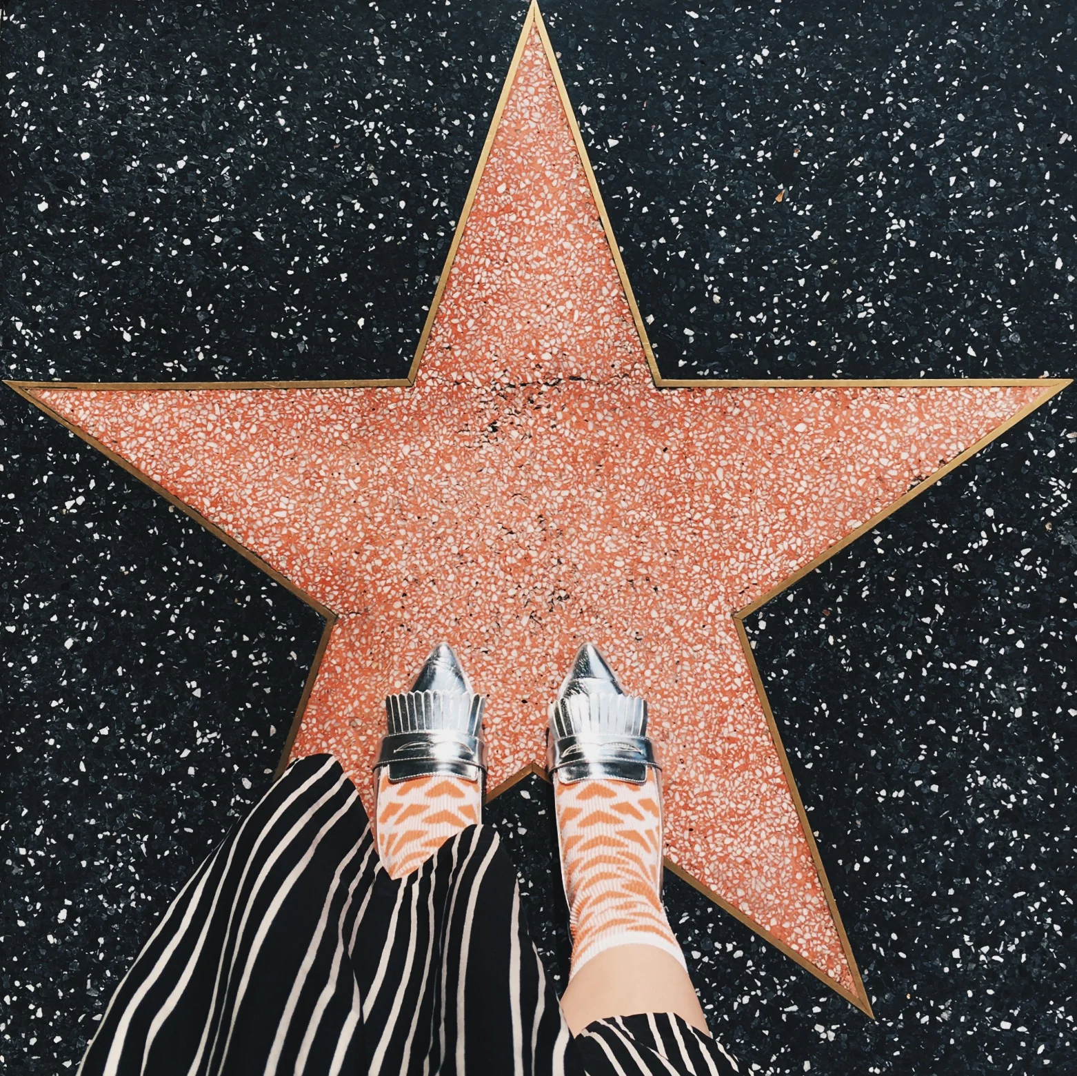 Accidentally wore the same outfit as Hollywood Blvd.