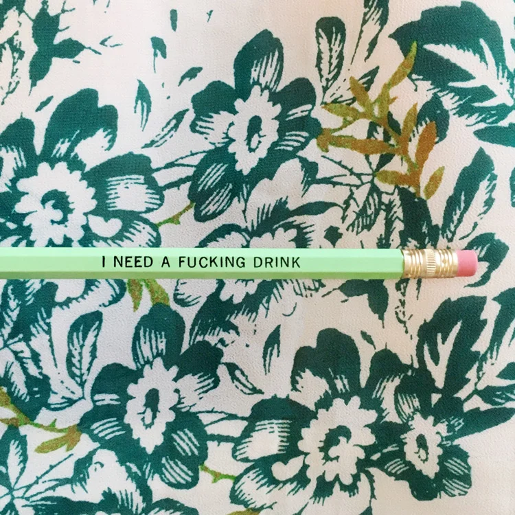 Got a pencil with the same mindset as me