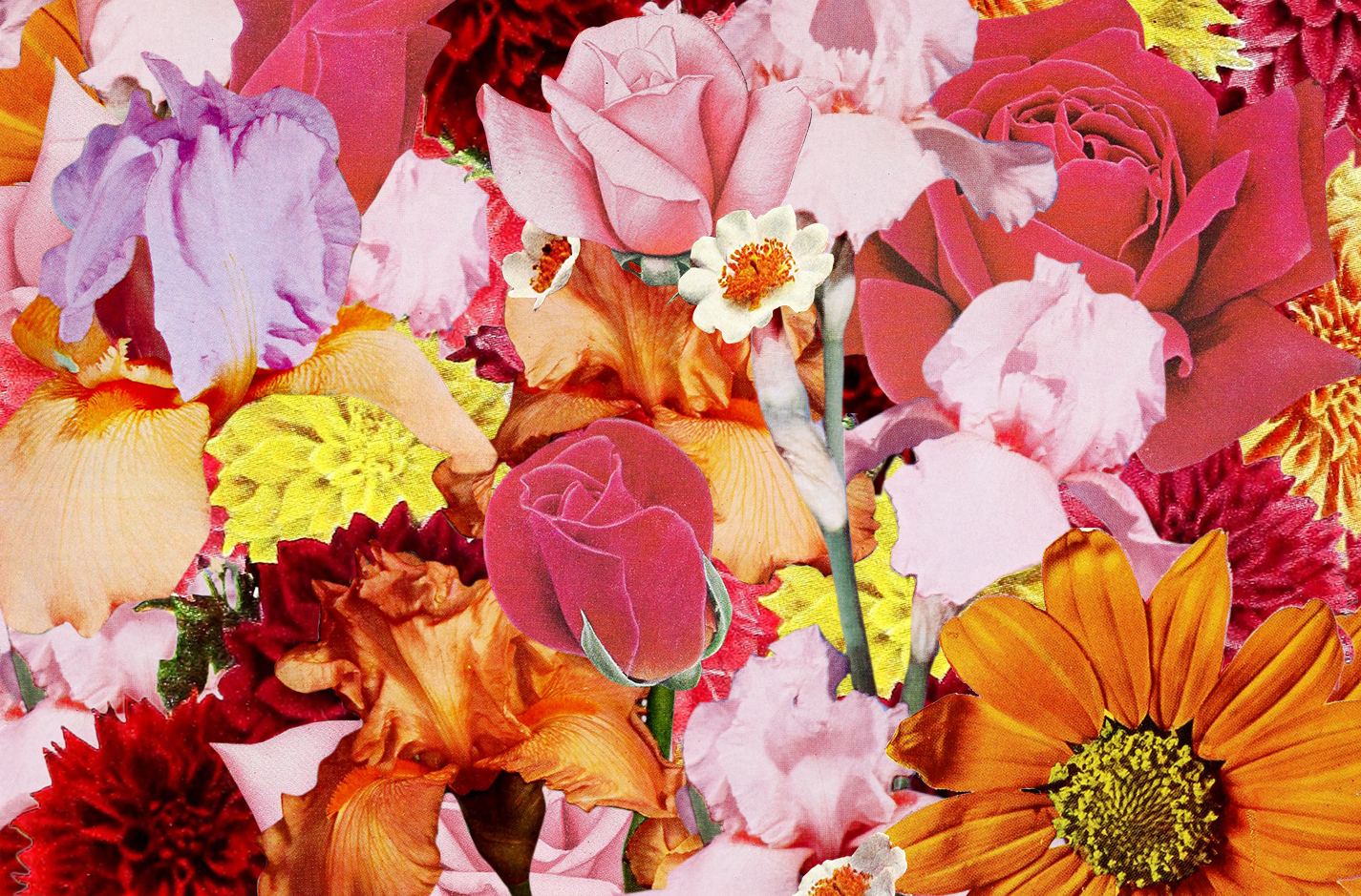 Don’t you just love a good advert? I sure do. I especially love cutting them up and mashing them together into something FUN. This is a roundup of graphic collages I’ve made with clippings from various vintage magazine adverts and photographs. Some are just an excess of a similar thing, like these flowers creating a “bouquet”. And others are more conceptual with using the negative space of the piece to add something clever: like a straddle handstand with a rainbow arching between the pose. I cut out each bit of these collages by using the masking tool in Photoshop and puzzle-piecing the objects together in an aesthetically pleasing way. This is a fun personal project for me which is fun from the treasure-hunt-y beginnings of photo sourcing down to the quirky final product. PS: These are all available as prints in my Society6 Shop ! 2018-2019