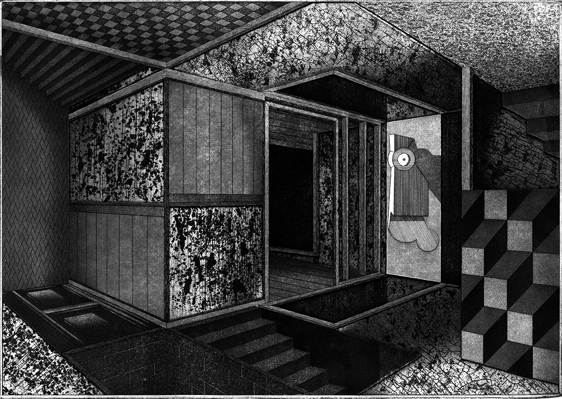 “M.C. Milton” Etching 12.25”x 17.25” 2016