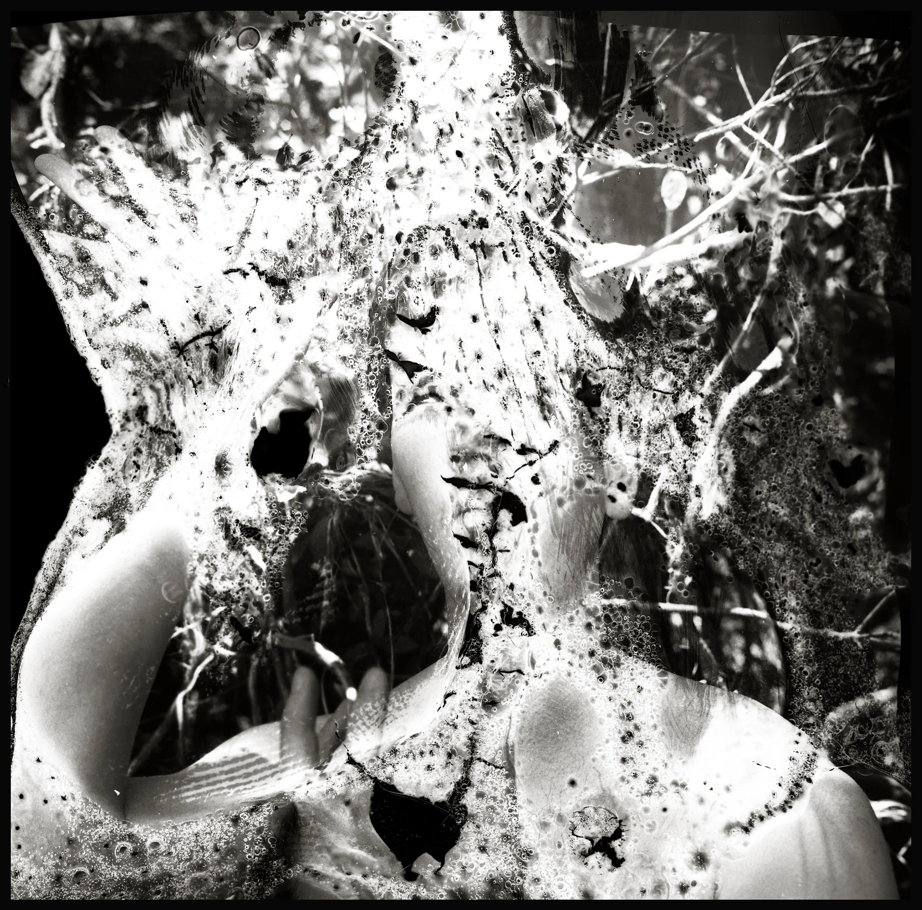 Burnt Negative (Self Portrait)