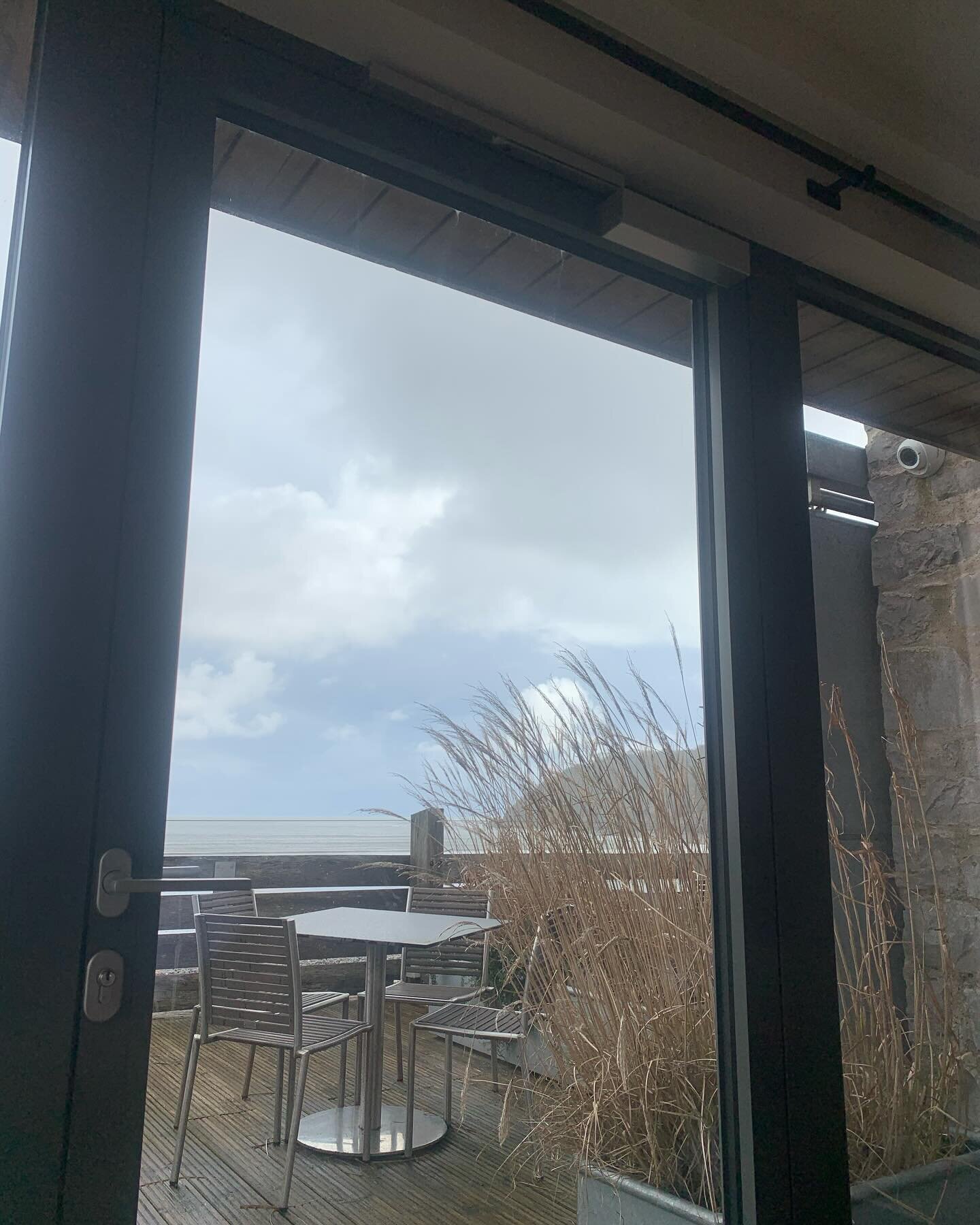 Food with a view at the wonderful @beachouseoxwich today to celebrate 17th wedding anniversary. Superb food. Fab service. Absolutely special treat. #Gower #michelinstar  #Oxwich