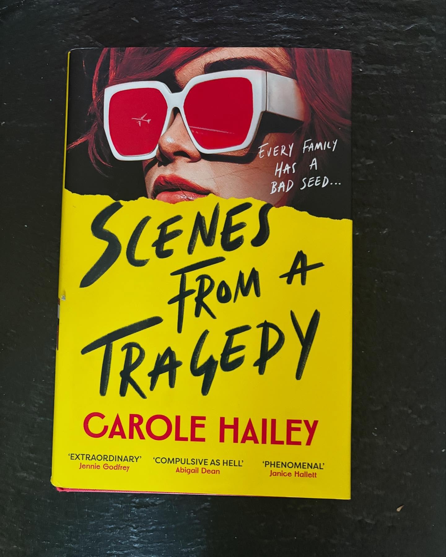 A gripping whydunit from my lovely friend @carolehaileyx @corvusbooks . Both my husband and I are in agreement that &lsquo;Scenes From a Tragedy&rsquo; is unputdownable! It&rsquo;s a chilling exploration of the human psyche told through 3 female pers