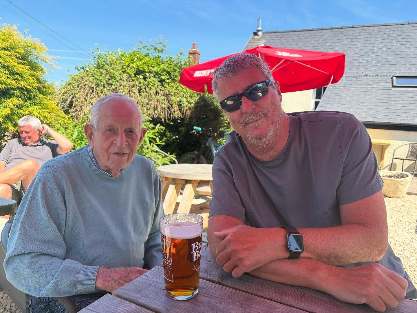 Penblwydd Hapus/Happy birthday to my lovely Dad, Ted who&rsquo;s 97 today. He&rsquo;s the one on the left btw. His motto is drop not rust and so, as on every Wed evening, he&rsquo;s off to bowls! #Gower #Wales #ageingpositively