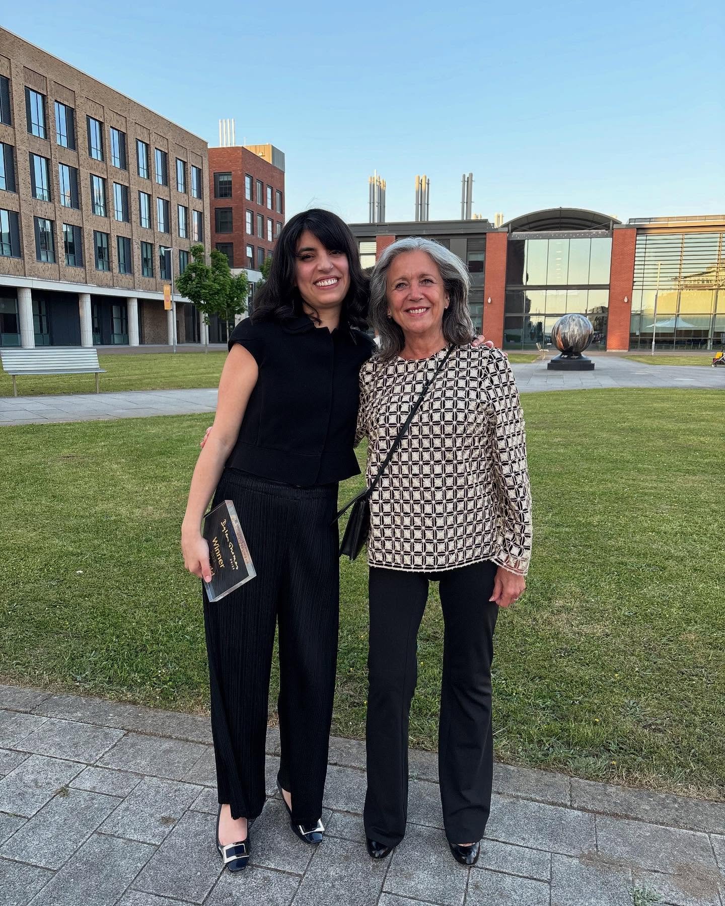 What a wonderful week @dylanthomasprize which culminated in meeting #YasminZaher winner of this year&rsquo;s prize for her novel #TheCoin @wearefootnote which I&rsquo;m just about to dive into. It was a wonderful evening thanks to @ecanning9123 as wa