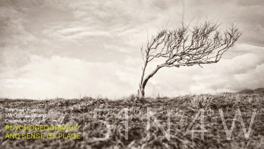 A big thank you to @writingandeng.lit_swanseauni for welcoming me yesterday to deliver a guest lecture on #psychogeography #senseofplace in creative nonfiction and fiction. I had a wonderful and very stimulating time with the students. Diolch.