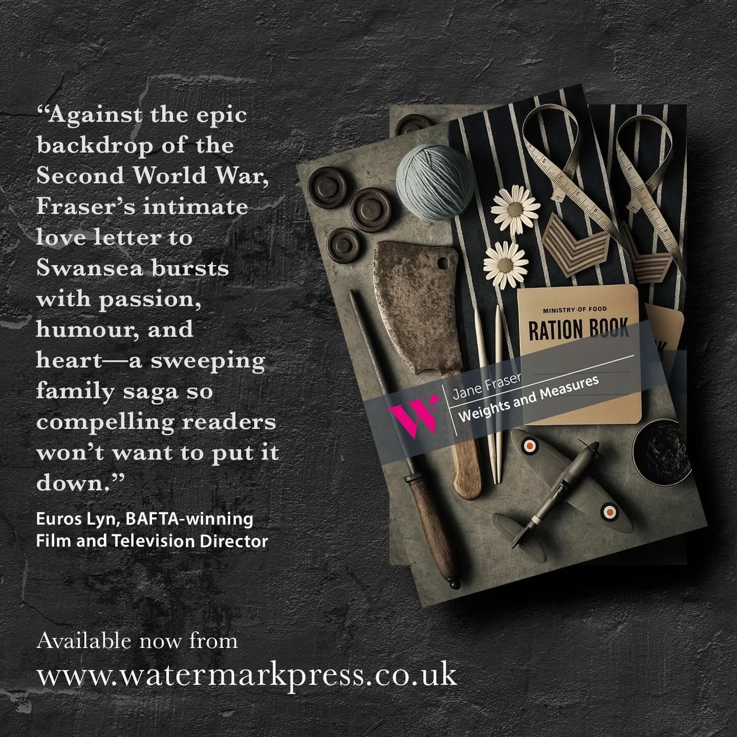 Gentle reminder&hellip;I&rsquo;ll be chatting about my Swansea-set novel, &lsquo;Weights and Measures&rsquo; with writer, academic and publisher @watermarkpressbooks Alan Bilton at @swanseastones this Wednesday, 20th May at 6pm. The event is free so 