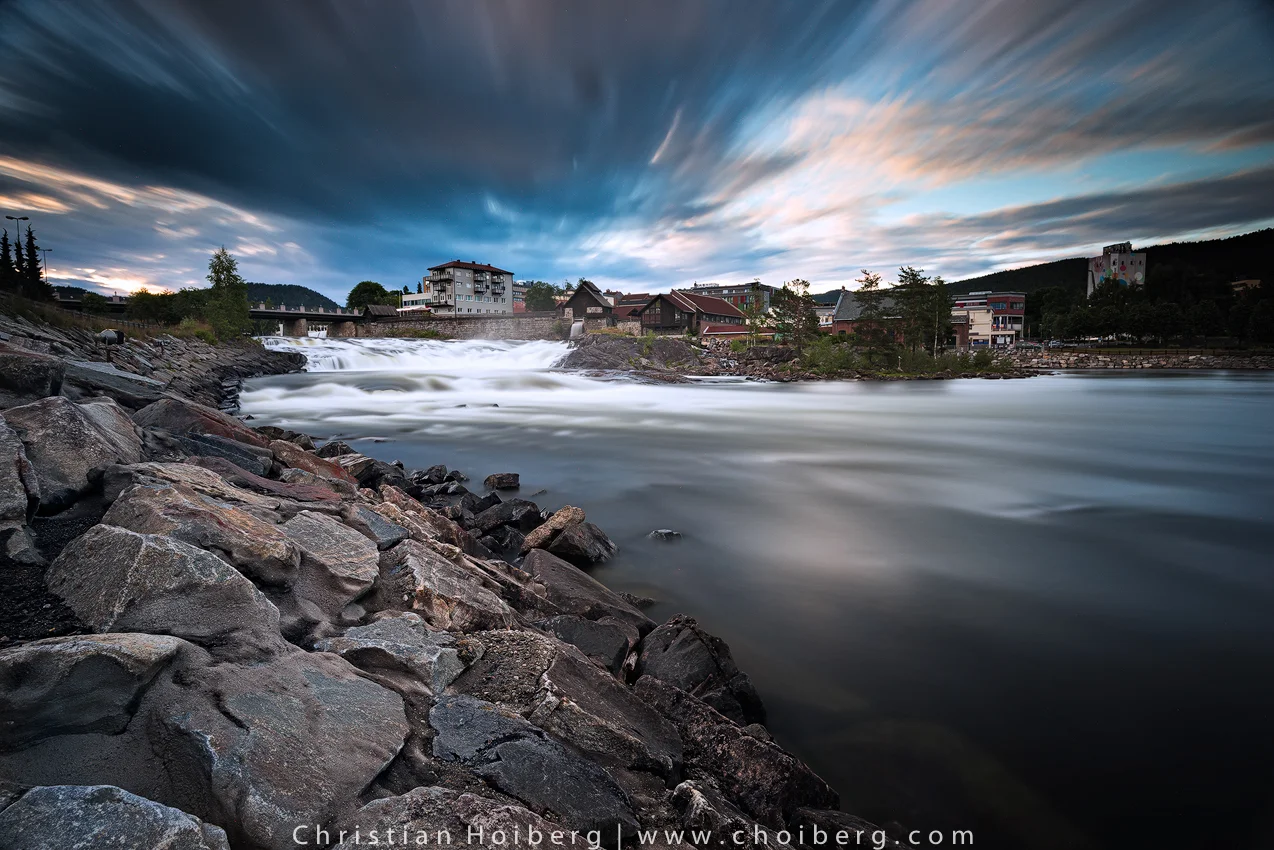 Waterfall in Kongsberg City