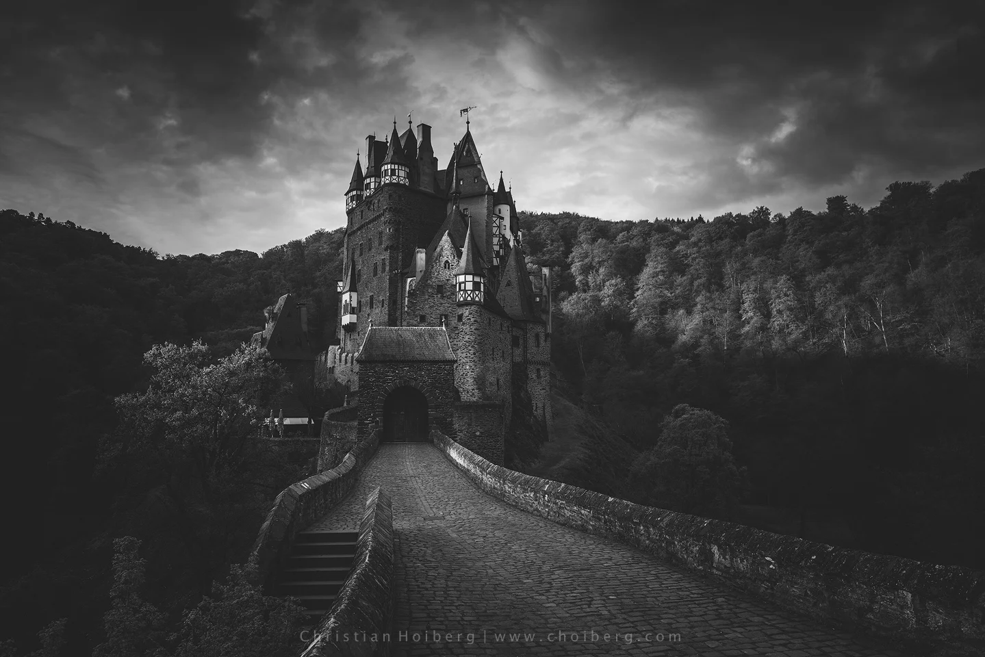 Eltz Castle Black and White