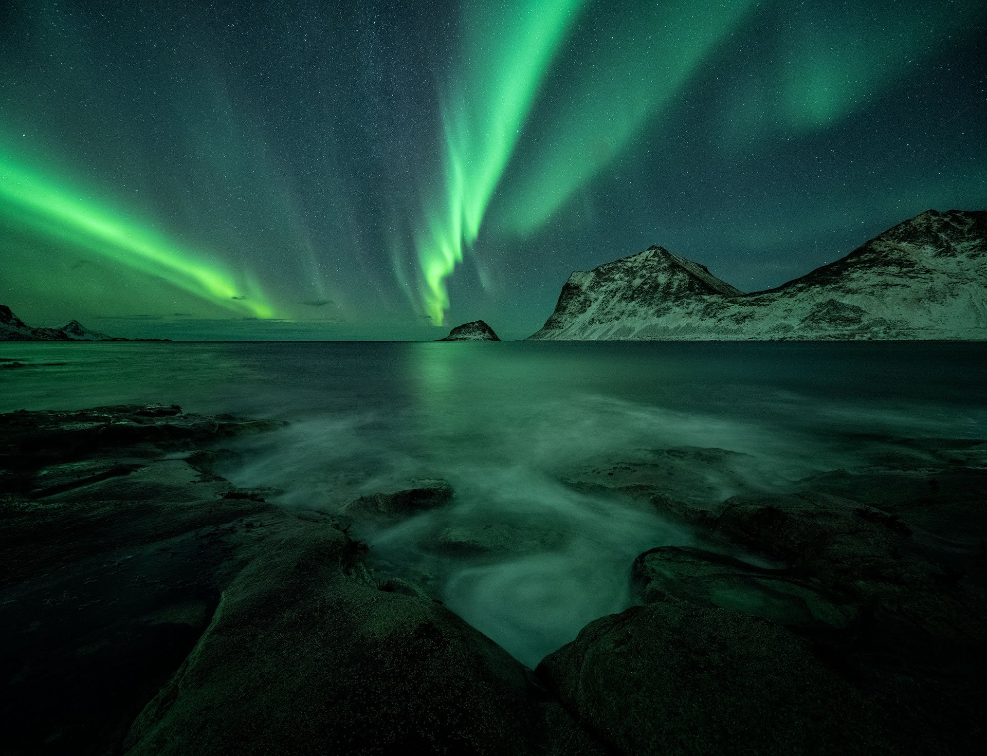 Northern Iceland. Midnight sun available as Framed Prints, Photos