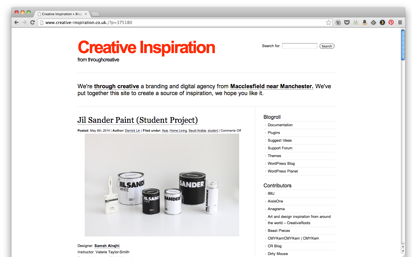 Jil Sander Paint on